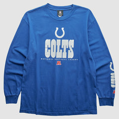 Indianapolis Colts NFL 2010s Long Sleeve T-shirt - Blue Vintage outlet
