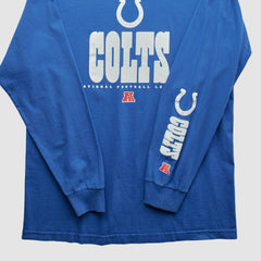 Indianapolis Colts NFL 2010s Long Sleeve T-shirt - Blue Vintage outlet