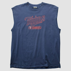 Minnesota Twins MLB 2000s Tank - Navy Vintage