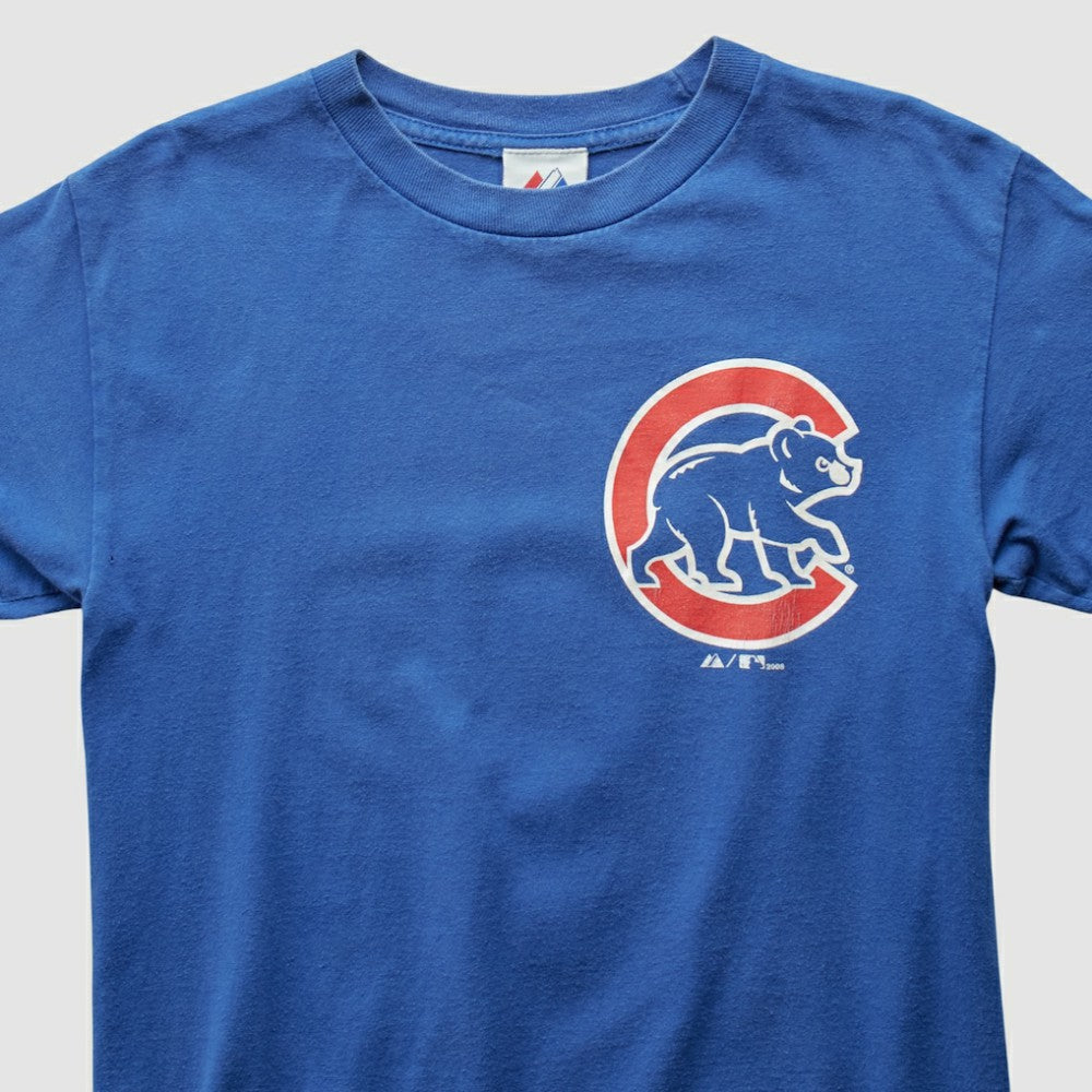 Chicago Cubs Majestic 2008 T-shirt - Blue Vintage