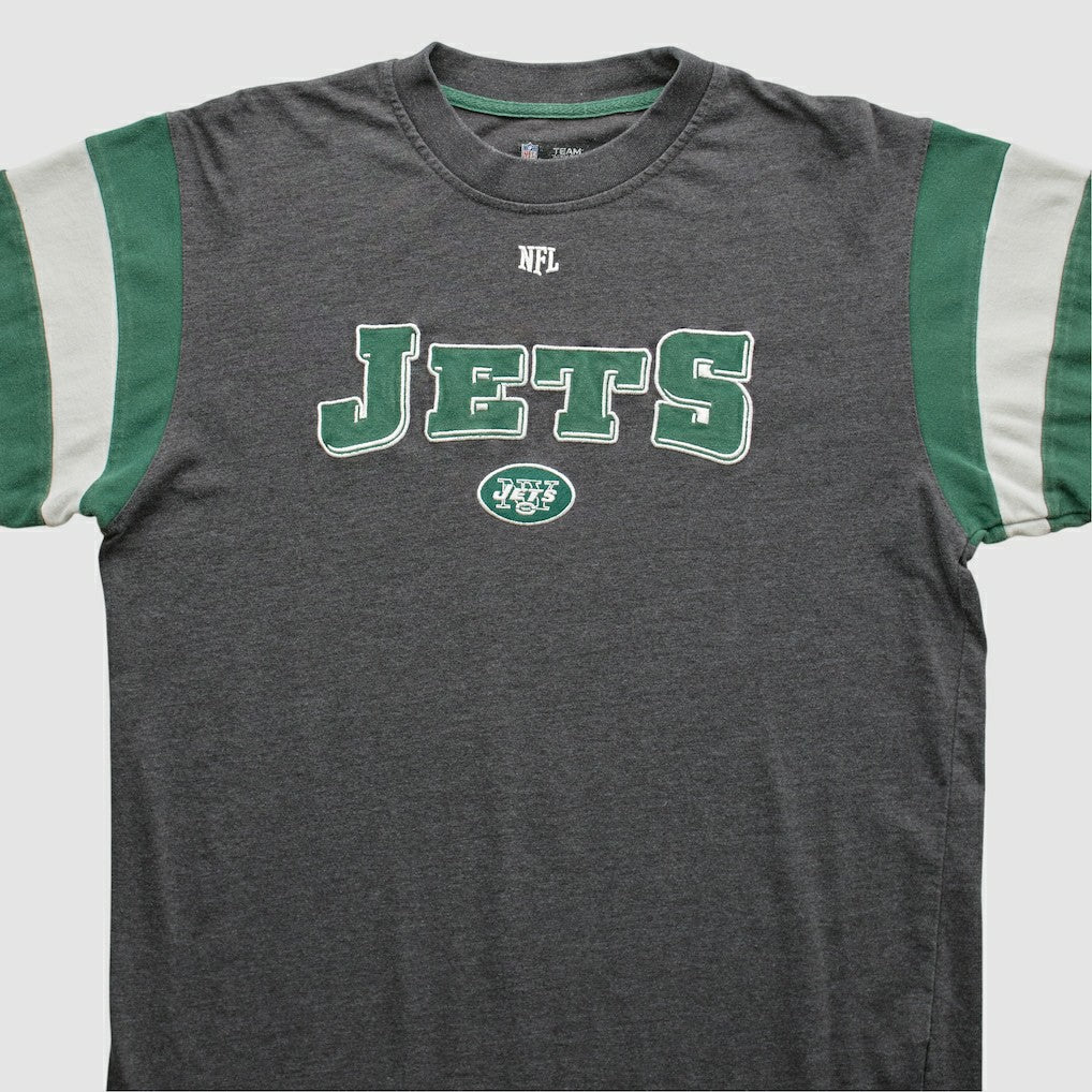 New York Jets NFL 2010s Long Sleeve T-shirt - Gray Vintage online