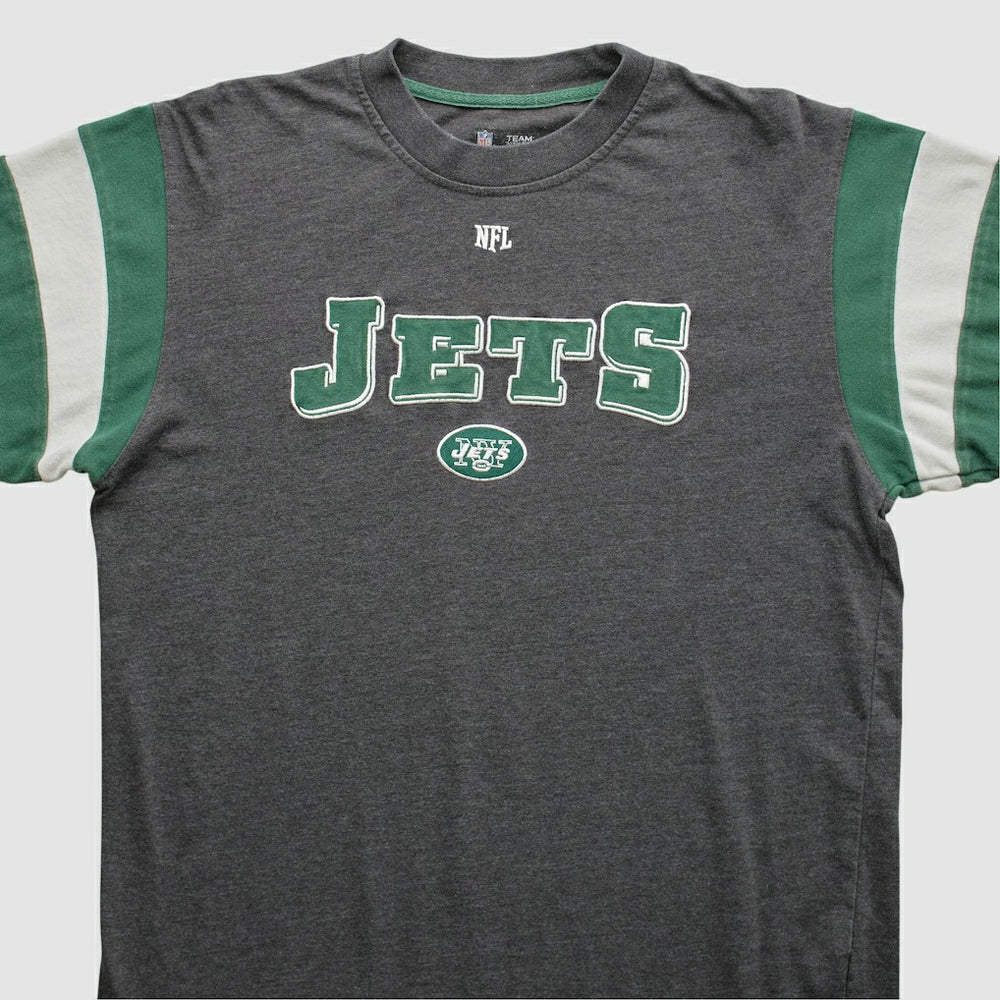 New York Jets NFL 2010s Long Sleeve T-shirt - Gray Vintage online