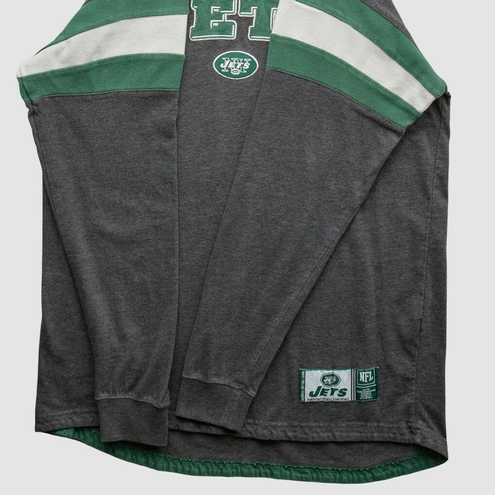 New York Jets NFL 2010s Long Sleeve T-shirt - Gray Vintage online