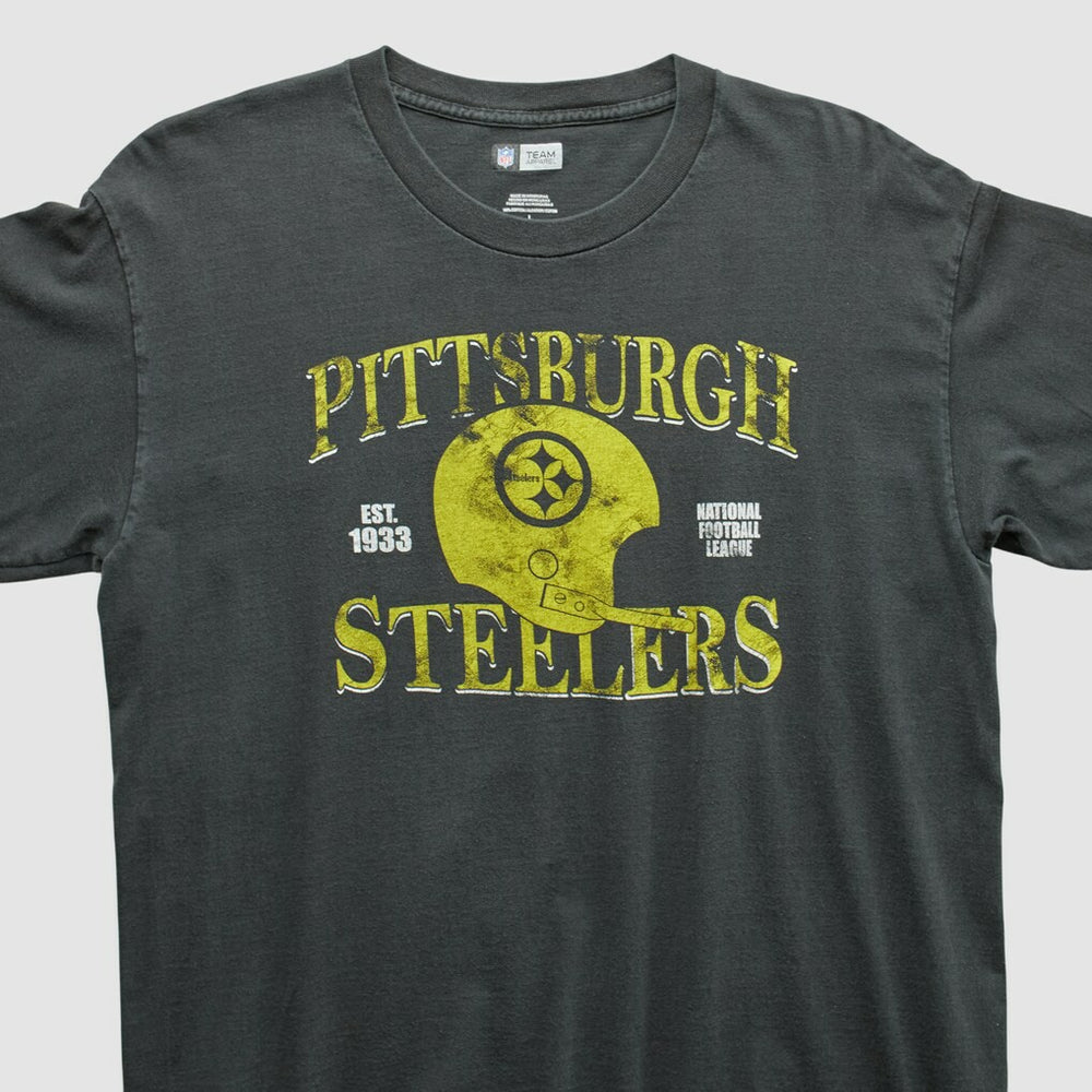 Pittsburgh Steelers NFL 2010s Long Sleeve T-shirt - Charcoal Vintage outlet