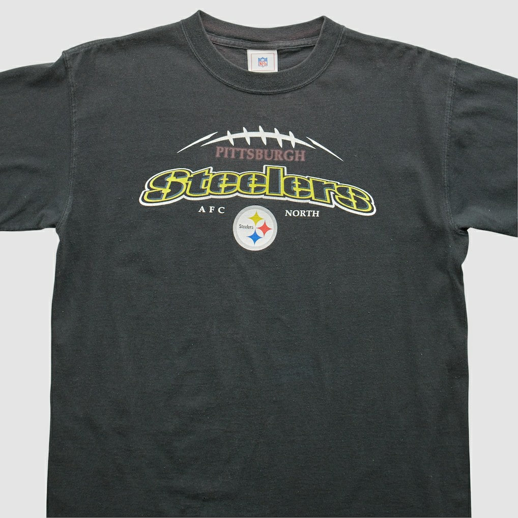 Pittsburgh Steelers 2000s T-shirt - Black Vintage cheap