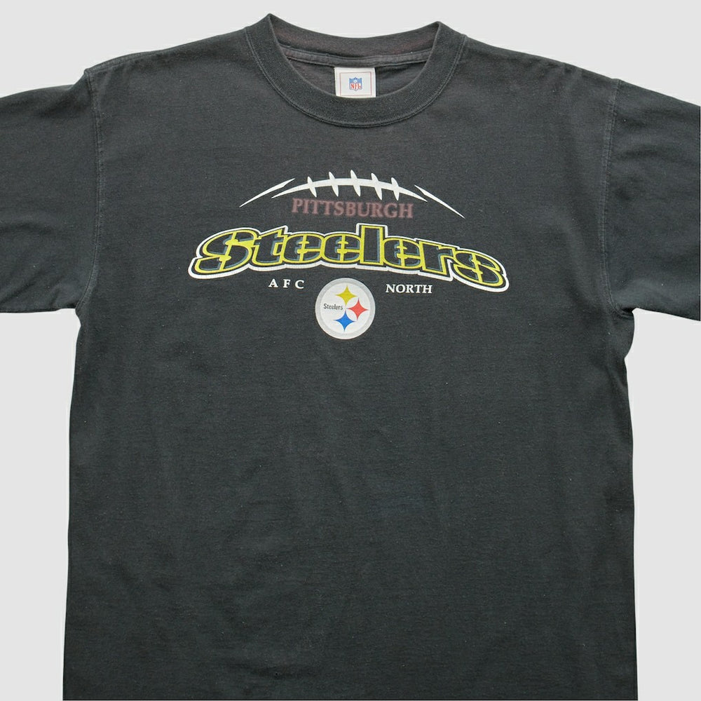 Pittsburgh Steelers 2000s T-shirt - Black Vintage cheap