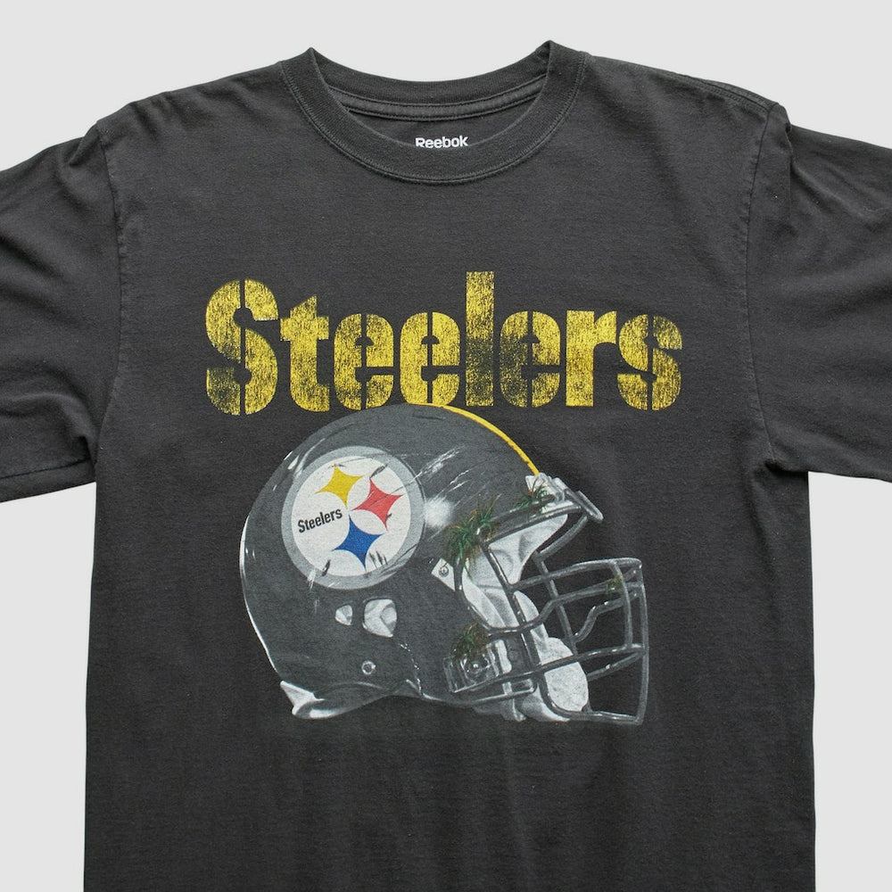 Pittsburgh Steelers Reebok 2010s Long Sleeve T-shirt - Black Vintage cheap