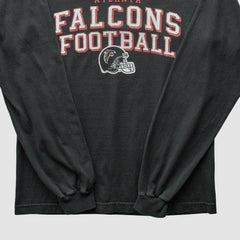 Atlanta Falcons Reebok 2000s Long Sleeve T-shirt - Black Vintage for sale