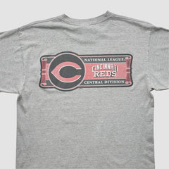Cincinnati Reds 2000s T-shirt - Heather Gray Vintage | Nike