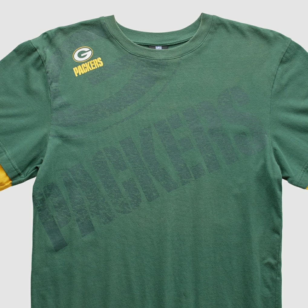 Green Bay Packers NFL 2010s Long Sleeve T-shirt - Green Vintage on sale