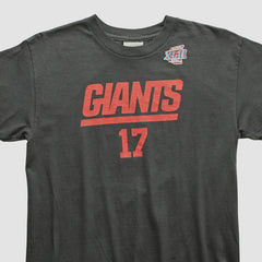 New York Giants 2008 T-shirt - Charcoal Vintage on sale