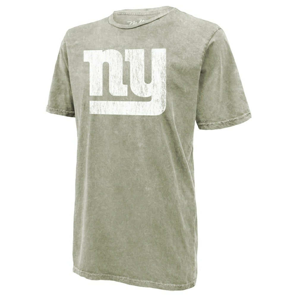 Jaxson Dart New York Giants Majestic Threads Mineral Wash Name & Number T-Shirt - Moss Green for sale