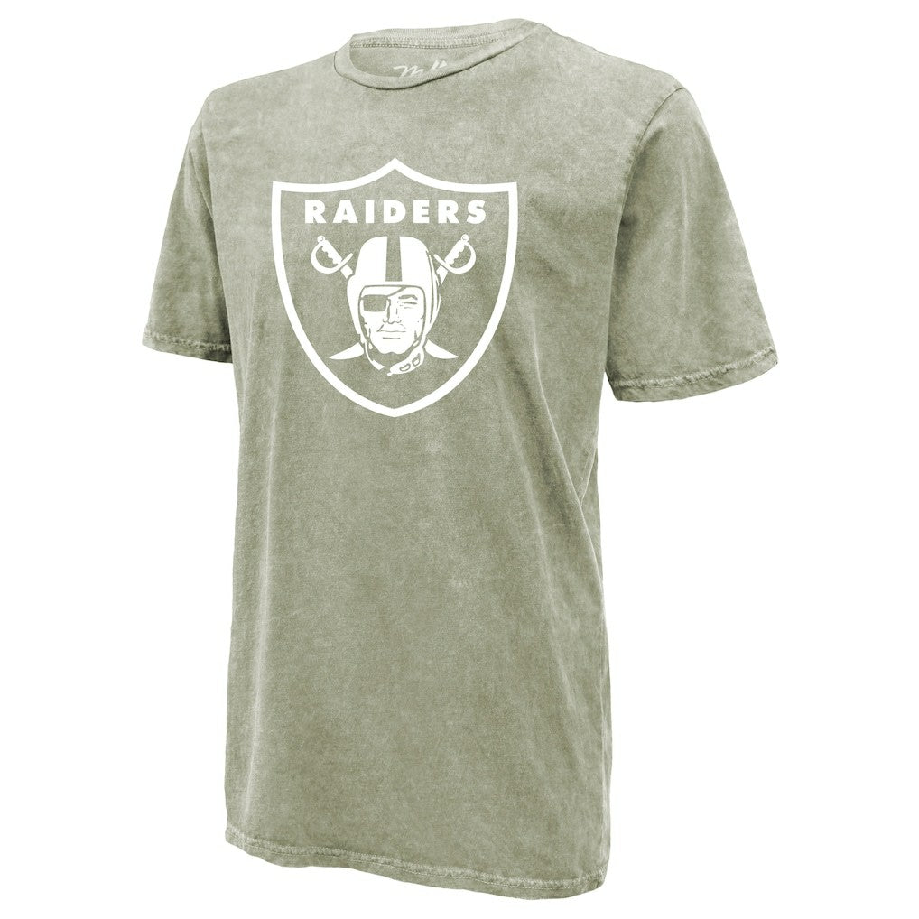 Brock Bowers Las Vegas Raiders Majestic Threads Mineral Wash Name & Number T-Shirt - Moss Green discount