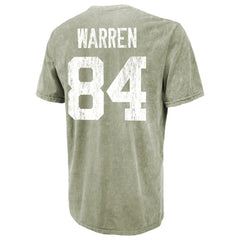 Tyler Warren Indianapolis Colts Majestic Threads Mineral Wash Name & Number T-Shirt - Moss Green outlet