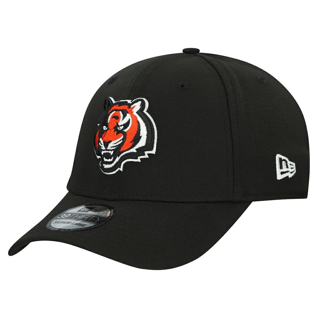 Cincinnati Bengals New Era Main 39THIRTY Flex Hat - Black on sale