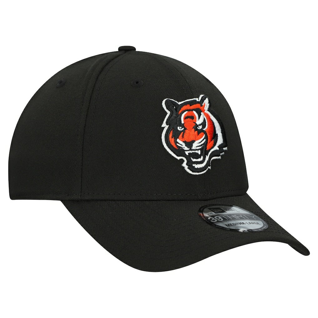 Cincinnati Bengals New Era Main 39THIRTY Flex Hat - Black on sale