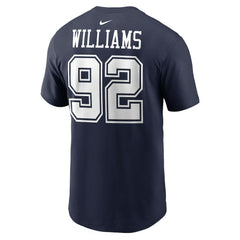 Quinnen Williams Dallas Cowboys Player Name & Number T-Shirt - Navy | Nike cheap