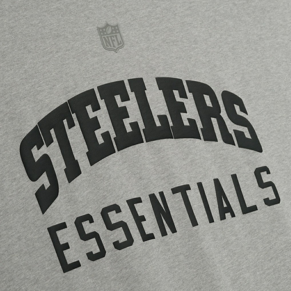 Pittsburgh Steelers Fear of God x NFL Unisex 3/4-Sleeve T-Shirt - Heather Gray outlet