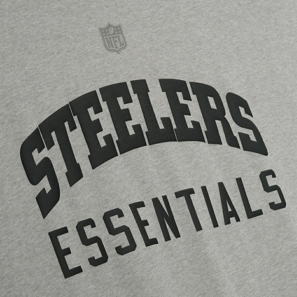 Pittsburgh Steelers Fear of God x NFL Unisex 3/4-Sleeve T-Shirt - Heather Gray outlet