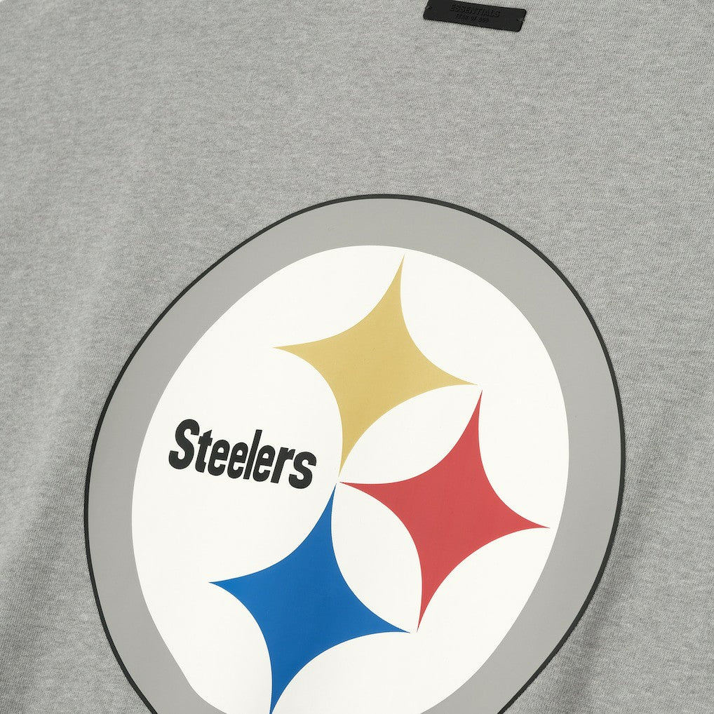 Pittsburgh Steelers Fear of God x NFL Unisex 3/4-Sleeve T-Shirt - Heather Gray outlet