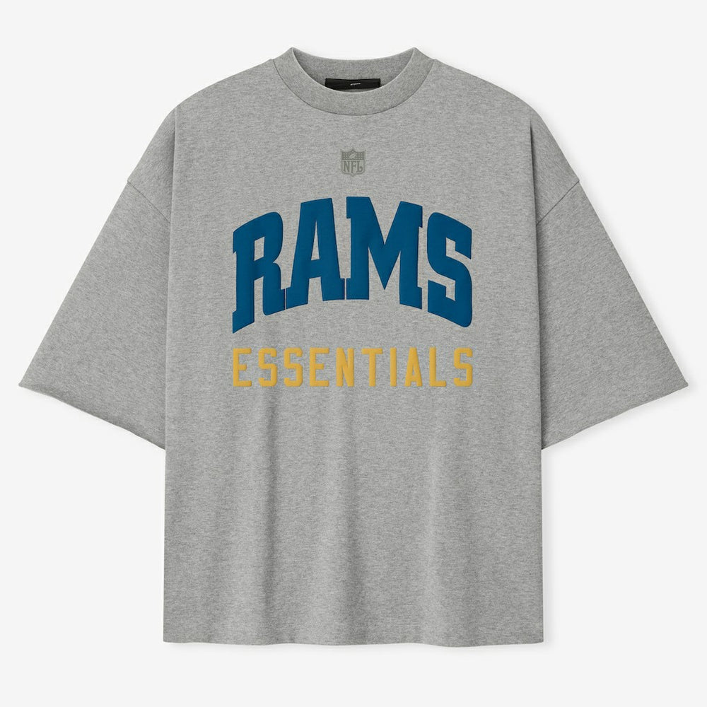 Los Angeles Rams Fear of God x NFL Unisex 3/4-Sleeve T-Shirt - Heather Gray outlet
