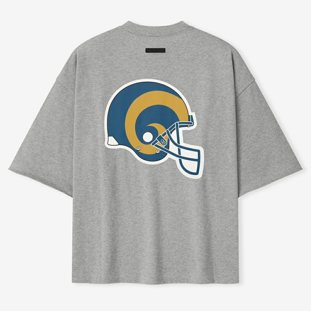 Los Angeles Rams Fear of God x NFL Unisex 3/4-Sleeve T-Shirt - Heather Gray outlet