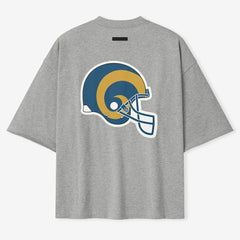 Los Angeles Rams Fear of God x NFL Unisex 3/4-Sleeve T-Shirt - Heather Gray outlet