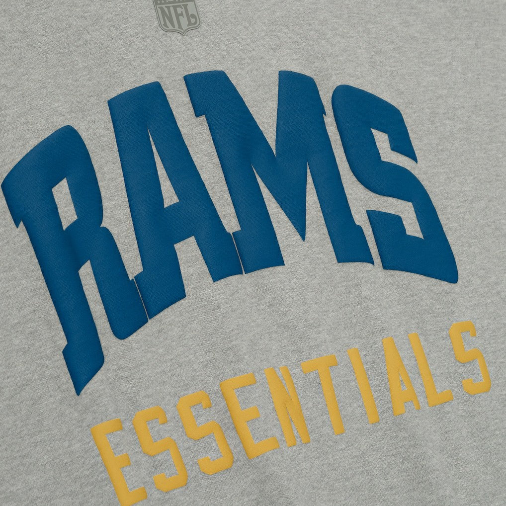 Los Angeles Rams Fear of God x NFL Unisex 3/4-Sleeve T-Shirt - Heather Gray outlet