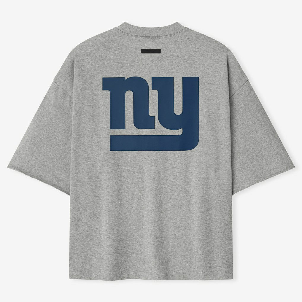 New York Giants Fear of God x NFL Unisex 3/4-Sleeve T-Shirt - Heather Gray for sale