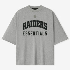 Las Vegas Raiders Fear of God x NFL Unisex 3/4-Sleeve T-Shirt - Heather Gray sale