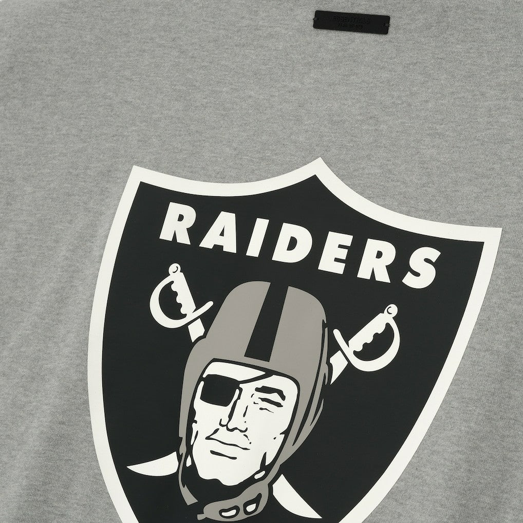 Las Vegas Raiders Fear of God x NFL Unisex 3/4-Sleeve T-Shirt - Heather Gray sale