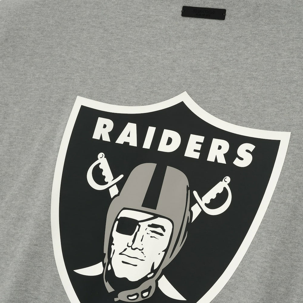 Las Vegas Raiders Fear of God x NFL Unisex 3/4-Sleeve T-Shirt - Heather Gray sale