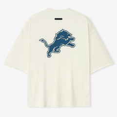 Detroit Lions Fear of God x NFL Unisex 3/4-Sleeve T-Shirt - Cream discount