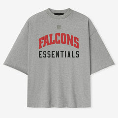 Atlanta Falcons Fear of God x NFL Unisex 3/4-Sleeve T-Shirt - Heather Gray discount