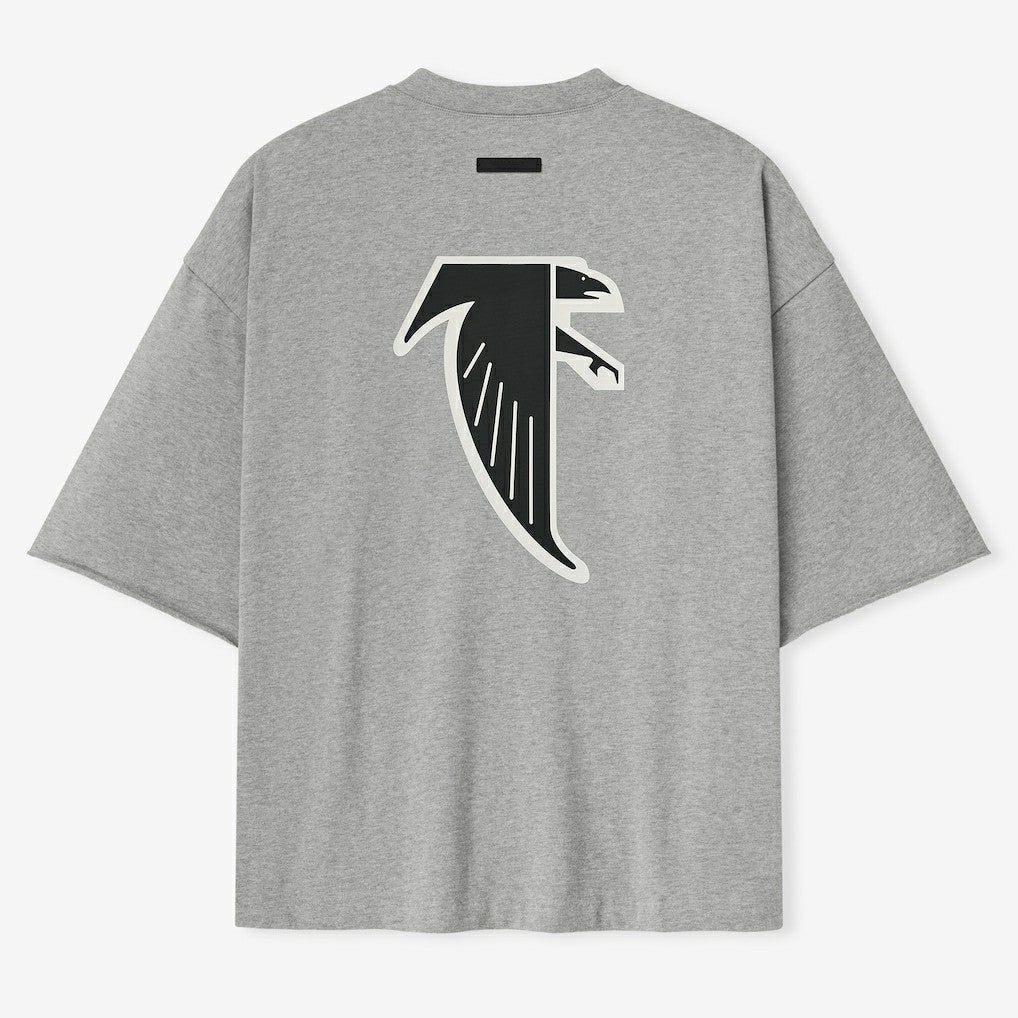 Atlanta Falcons Fear of God x NFL Unisex 3/4-Sleeve T-Shirt - Heather Gray discount