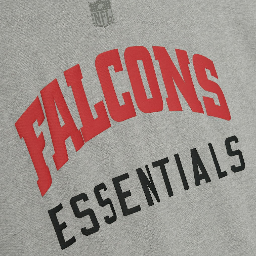 Atlanta Falcons Fear of God x NFL Unisex 3/4-Sleeve T-Shirt - Heather Gray discount