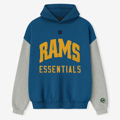 Los Angeles Rams Fear of God x NFL Unisex Sport Hoodie - Royal/Heather Gray on sale