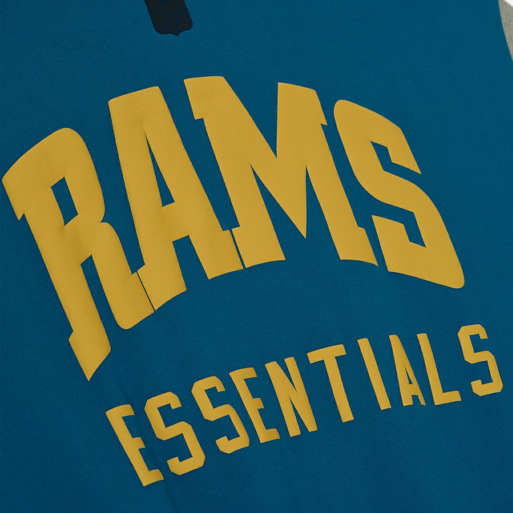 Los Angeles Rams Fear of God x NFL Unisex Sport Hoodie - Royal/Heather Gray on sale