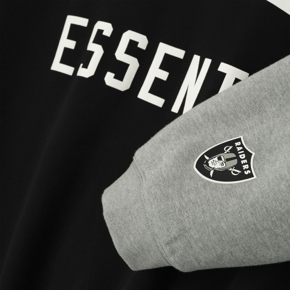 Las Vegas Raiders Fear of God x NFL Unisex Sport Hoodie - Black/Heather Gray cheap