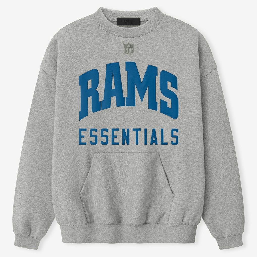 Los Angeles Rams Fear of God x NFL Unisex Sport Sweatshirt - Heather Gray on sale