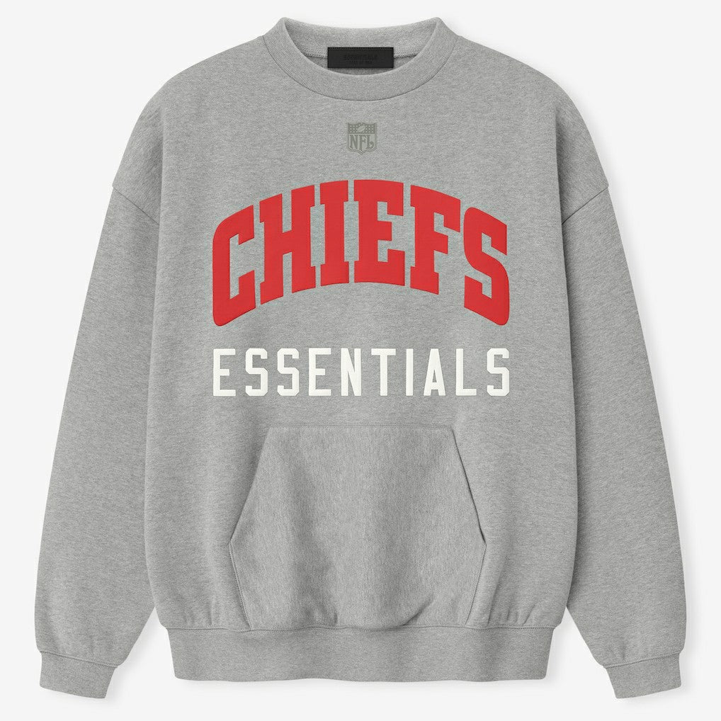 Kansas City Chiefs Fear of God x NFL Unisex Sport Sweatshirt - Heather Gray sale
