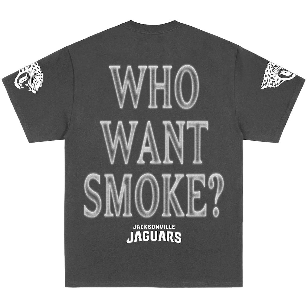 Jacksonville Jaguars Nardo Wick Unisex Teal Smoke T-Shirt - Black discount