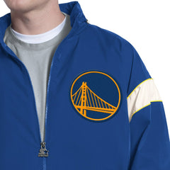 Golden State Warriors Starter The Gust Full-Zip Hooded Jacket sale - Royal on sale