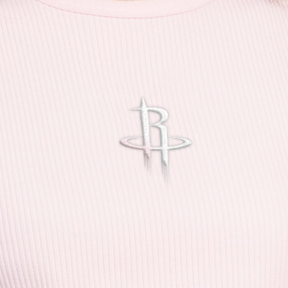 Houston Rockets Starter Women's Pastel Ribbed Tank Top - Pink for sale