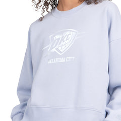 Oklahoma City Thunder Starter Women's Pastel Boxy Sweatshirt - Light Blue online