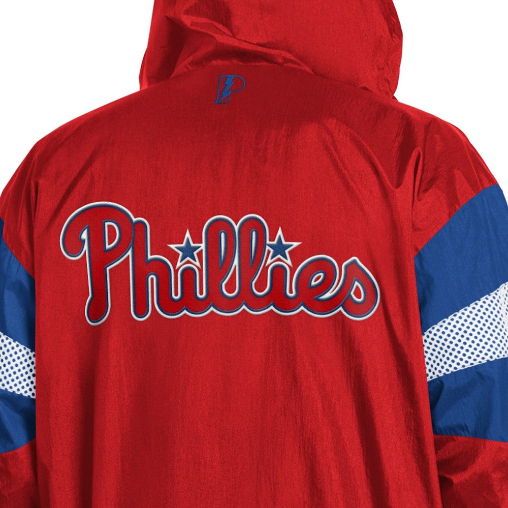 Philadelphia Phillies Pro Player Legacy Lightweight Full-Zip Hooded Jacket - Red/Royal
