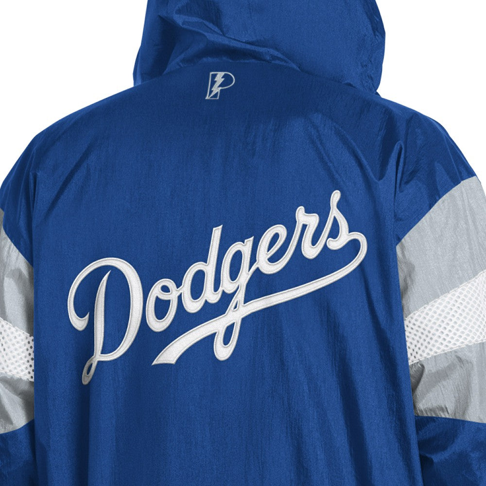 Los Angeles Dodgers Pro Player Legacy Lightweight Full-Zip Hooded Jacket - Royal/Gray