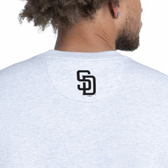 San Diego Padres Starter Face of Ice Blue French Terry Sweatshirt - Gray