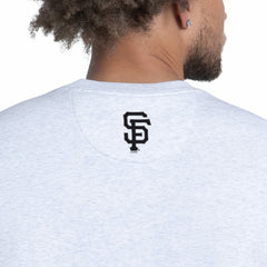 San Francisco Giants Starter Face of Ice Blue French Terry Sweatshirt - Gray