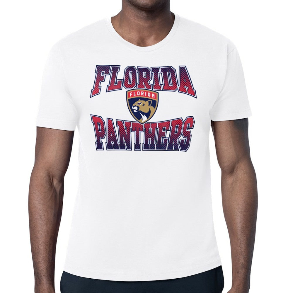 Florida Panthers Starter Comic Style Team Graphic T-Shirt White